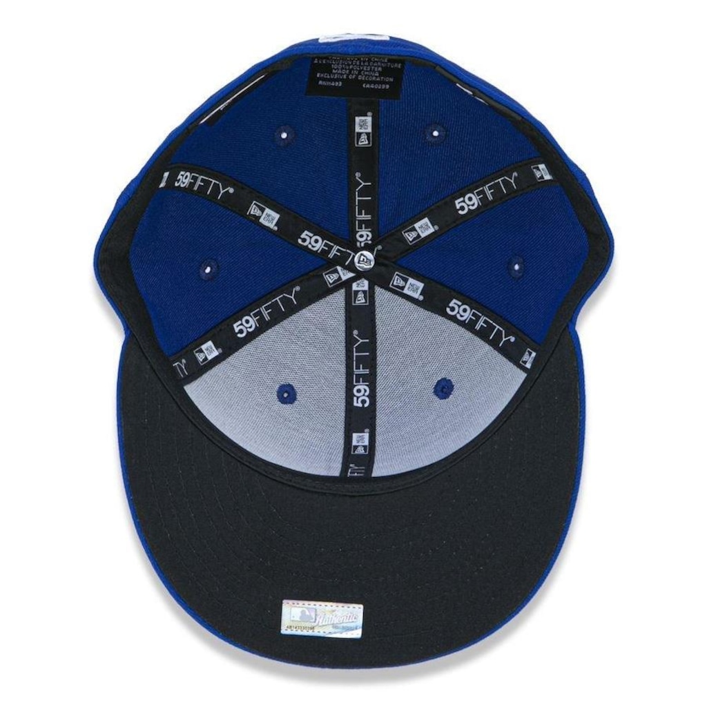 Imagem 5 do produto Boné Aba Reta New Era 59FIFTY MLB Toronto Blue Jays Game Cap - Fechado - Adulto