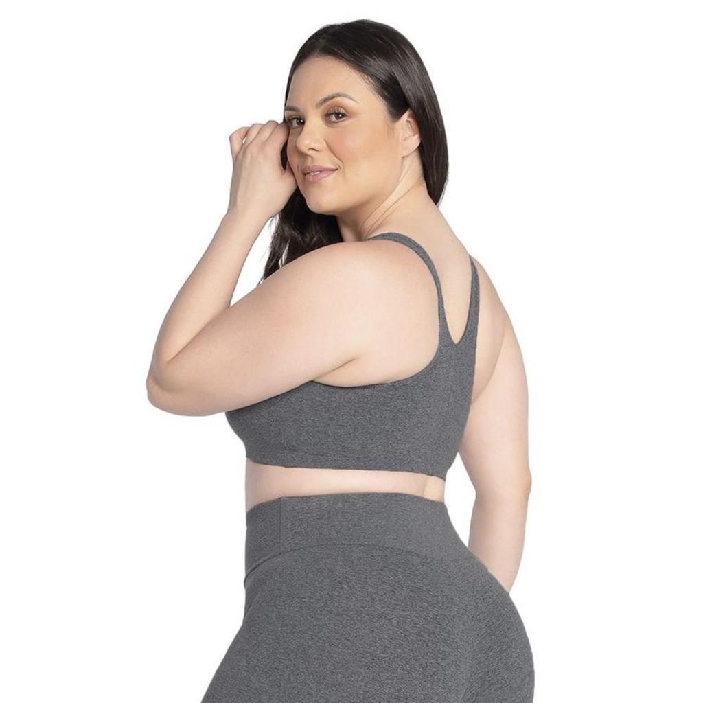 Imagem 2 do produto Top Fitness Trinys Plus Size Básico Suplex - Feminino