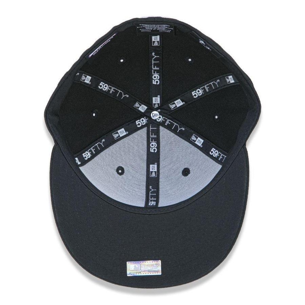 Imagem 5 do produto Boné Aba Reta New Era Miami Marlins 5950 Game Cap - Fechado