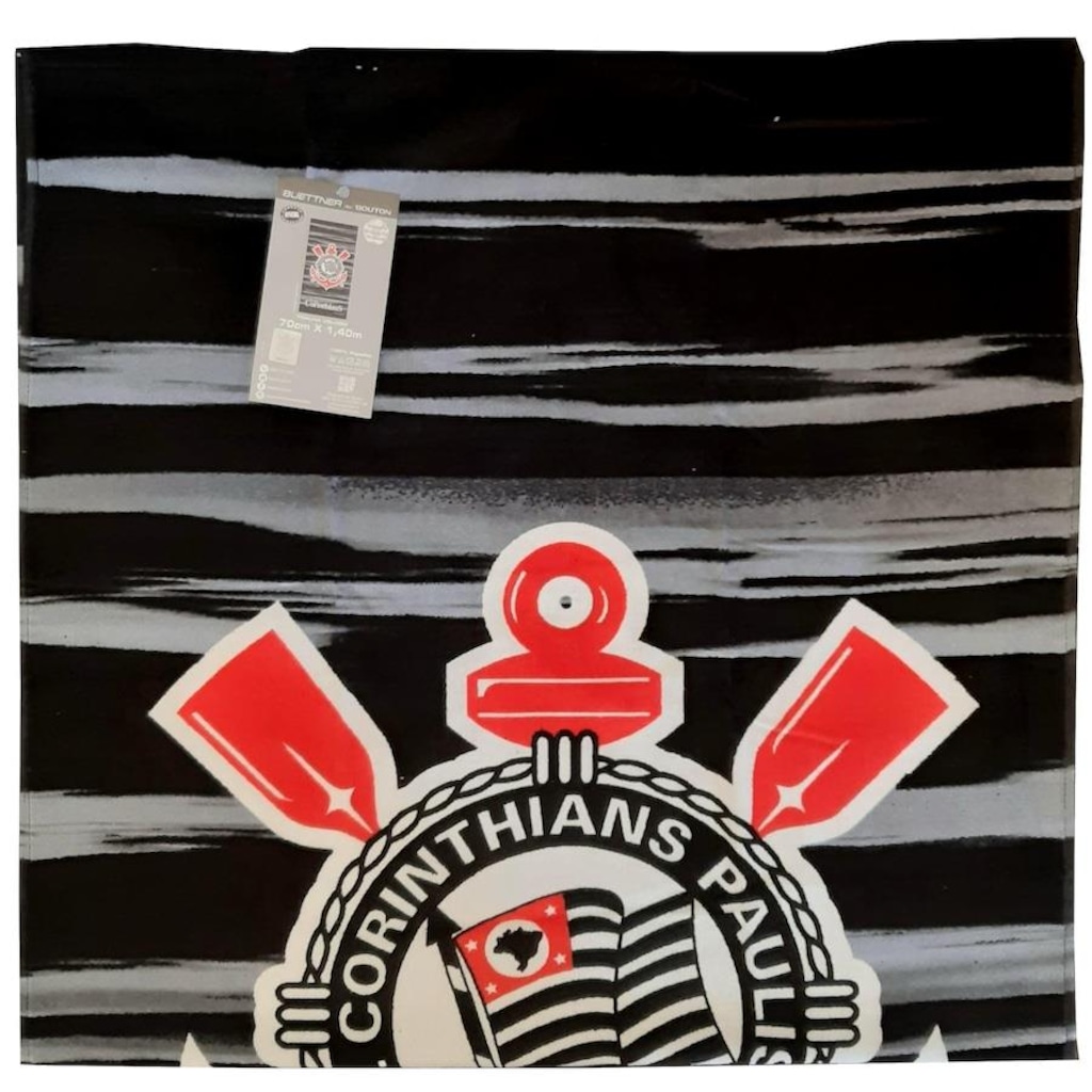 Imagem 2 do produto Toalha de Banho do Corinthians Buettner Oficial - Adulto