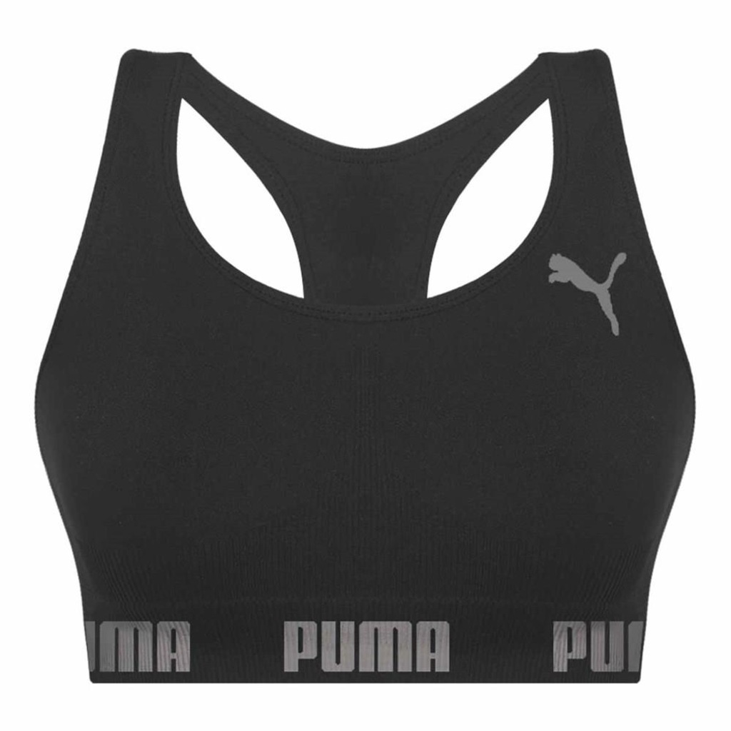 Imagem 2 do produto Kit Top Puma Nadador Sem Costura - Feminino - 3 Unidades