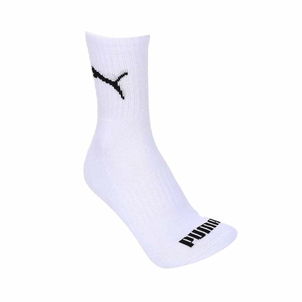 Imagem 2 do produto Kit de Meia Cano Médio Puma Esportiva com 3 Pares - 39 a 43 - Masculina