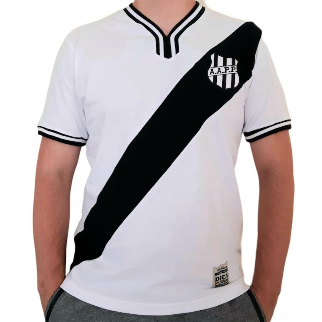 Imagem 2 do produto Camiseta do Ponte Preta Retrô Mania Dicá 1977 Oficial - Masculino