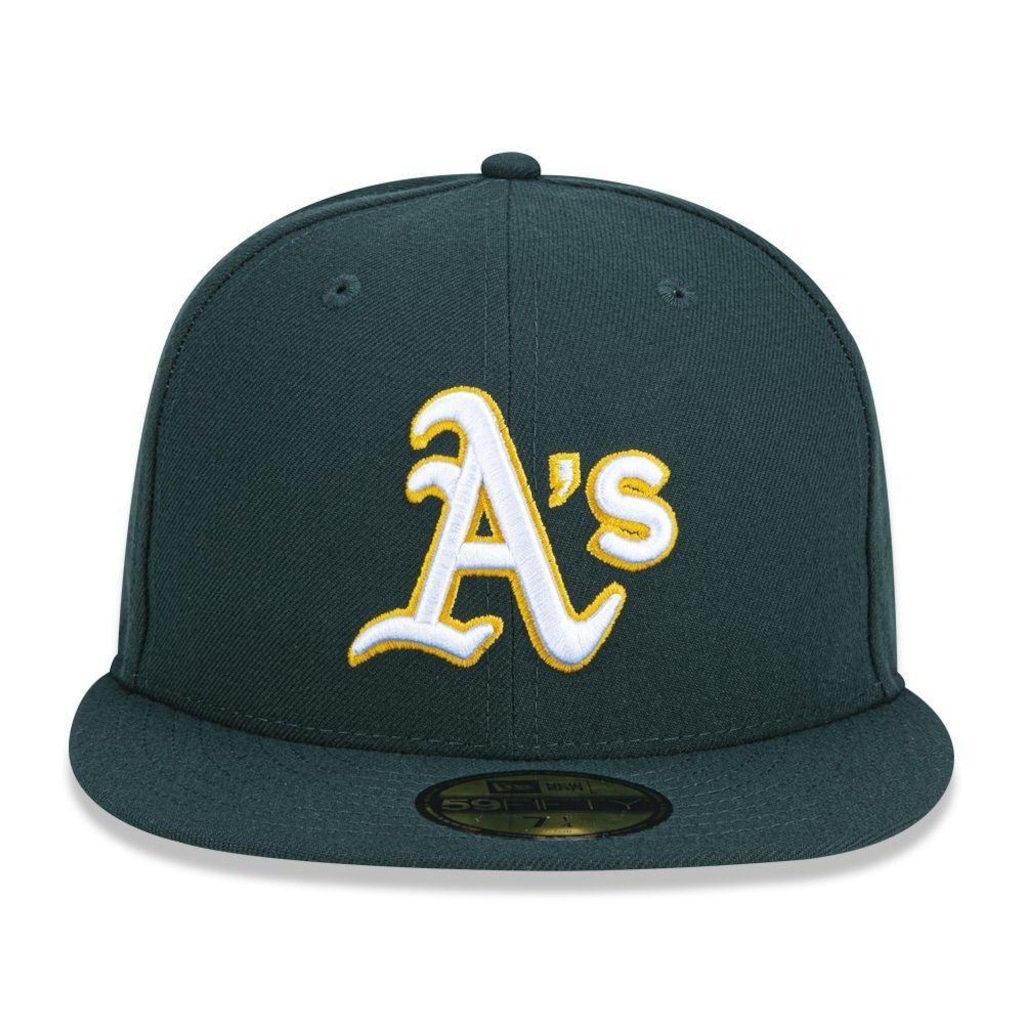 Imagem 3 do produto Boné Aba Reta New Era Oakland Athletics 5950 Game Cap - Fechado - Adulto