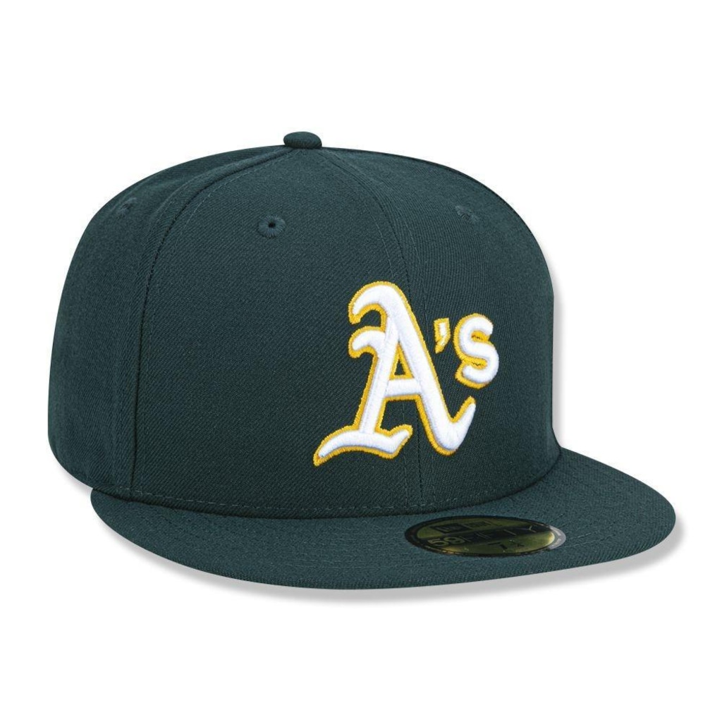 Imagem 4 do produto Boné Aba Reta New Era Oakland Athletics 5950 Game Cap - Fechado - Adulto
