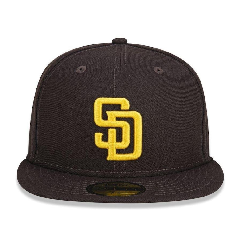 Imagem 3 do produto Boné Aba Reta New Era 5950 San Diego Padres Game Cap - Fechado - Adulto