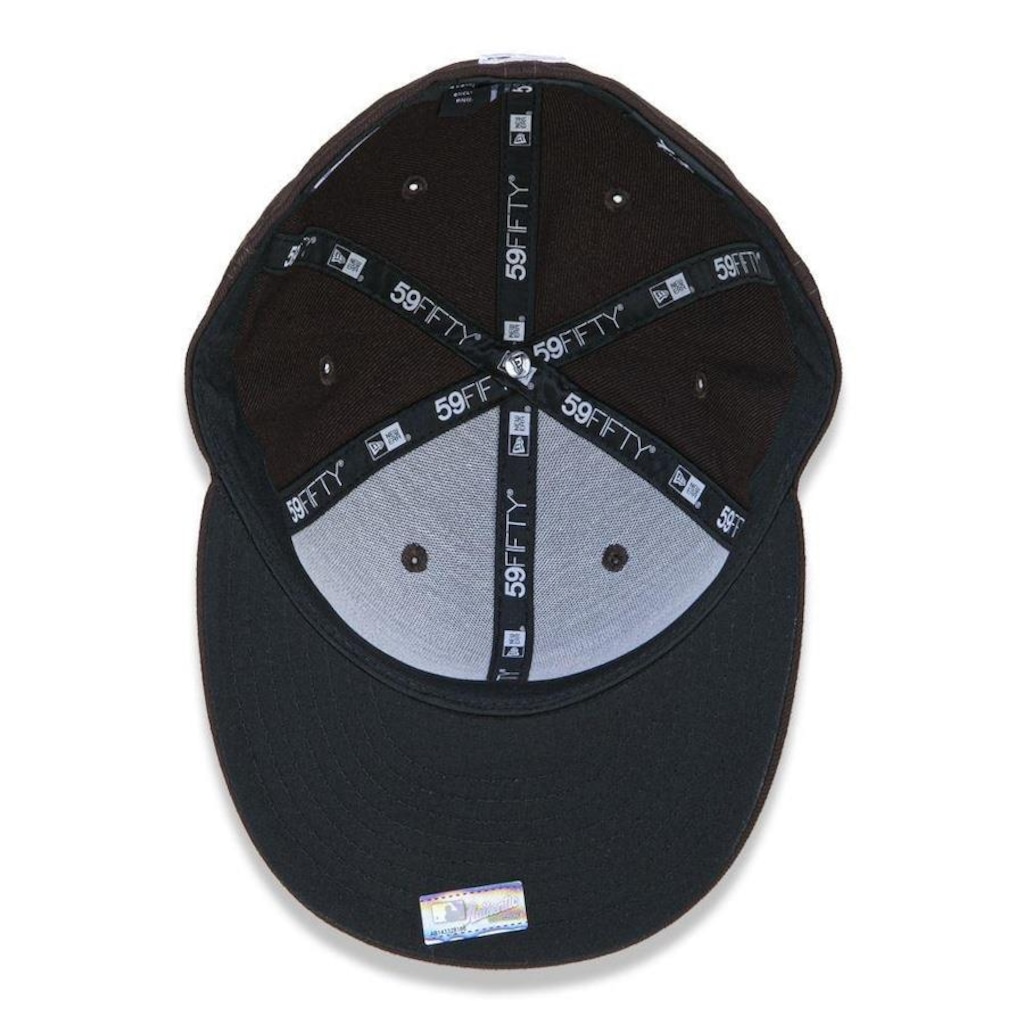 Imagem 5 do produto Boné Aba Reta New Era 5950 San Diego Padres Game Cap - Fechado - Adulto