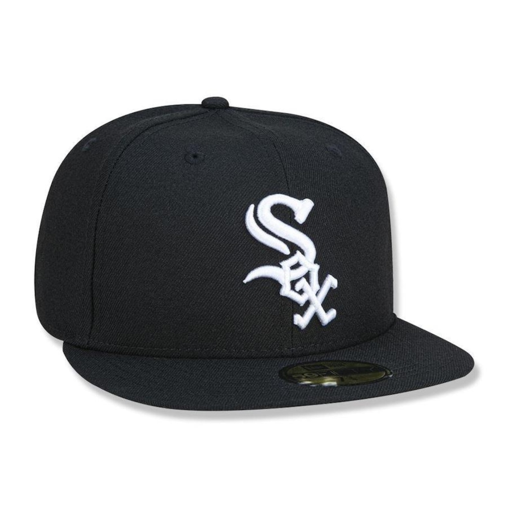 Imagem 4 do produto Boné Aba Reta New Era Chicago White Sox 5950 Game Cap - Fechado - Adulto