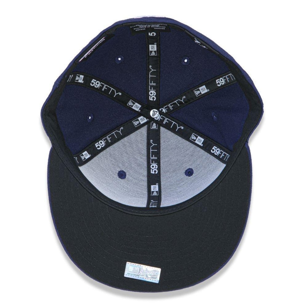 Imagem 5 do produto Boné Aba Reta New Era Milwaukee Brewers 5950 Game Cap - Fechado - Adulto