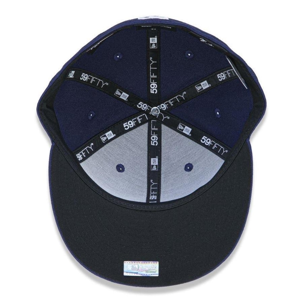 Imagem 5 do produto Boné Aba Reta New Era Tampa Bay Rays 5950 Game Cap - Fechado - Adulto