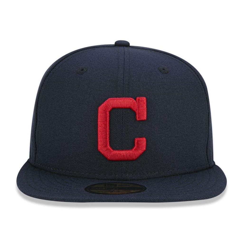 Imagem 3 do produto Boné Aba Reta New Era Cleveland Indians 5950 Game Cap - Fechado - Adulto