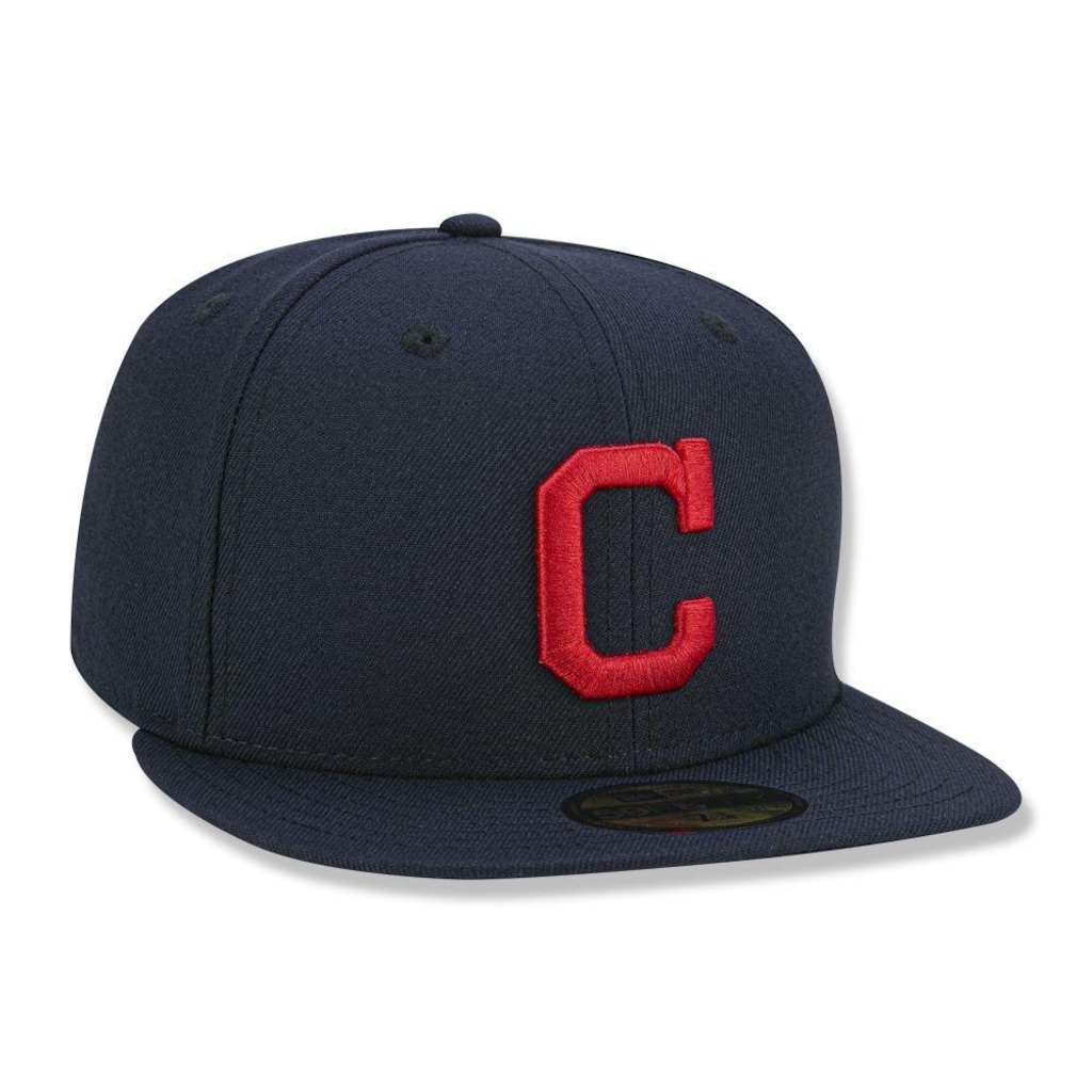 Imagem 4 do produto Boné Aba Reta New Era Cleveland Indians 5950 Game Cap - Fechado - Adulto