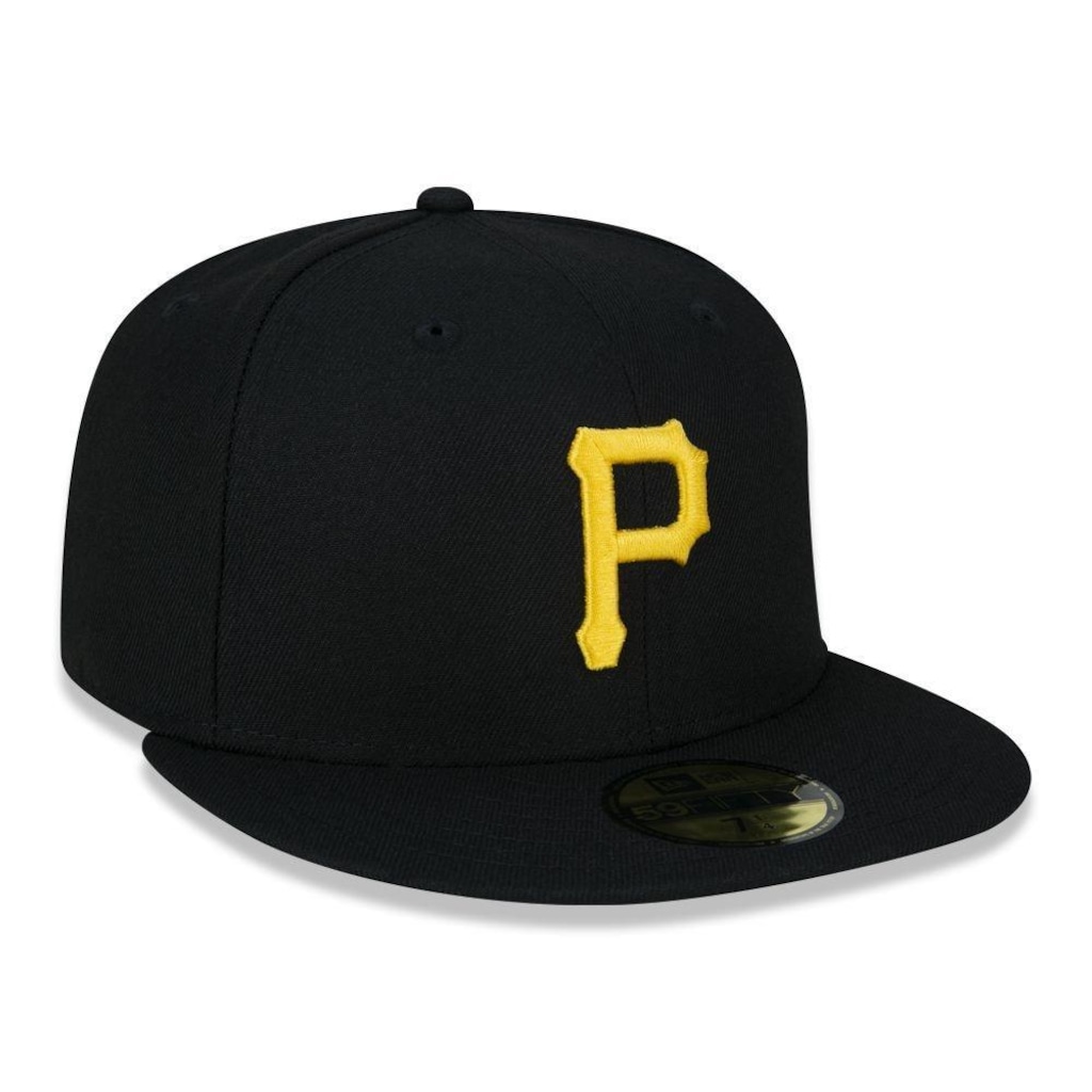 Imagem 2 do produto Boné Aba Reta New Era Pittsburgh Pirates 5950 Game Cap - Fechado - Adulto