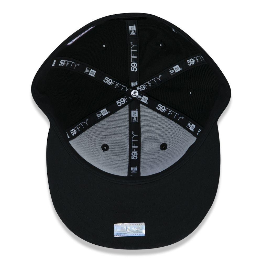 Imagem 3 do produto Boné Aba Reta New Era Pittsburgh Pirates 5950 Game Cap - Fechado - Adulto