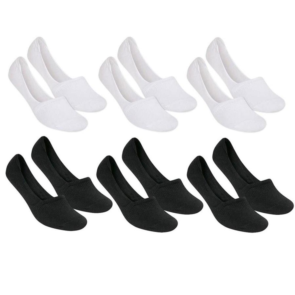 Imagem 1 do produto Meia Selene Sapatilha Invisível - Feminino - 6 Pares