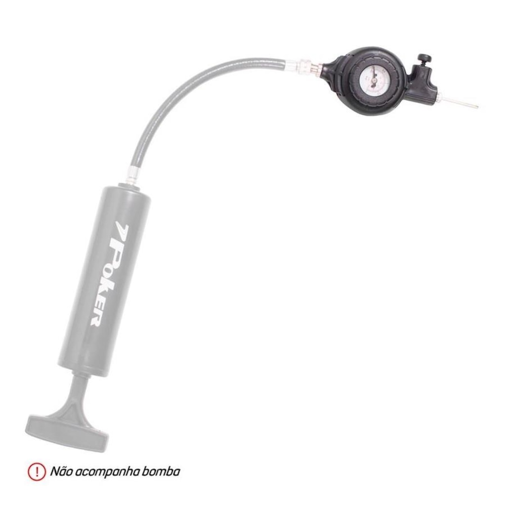 Imagem 2 do produto Calibrador Bola Poker Com Válvula Adaptável para Bomba