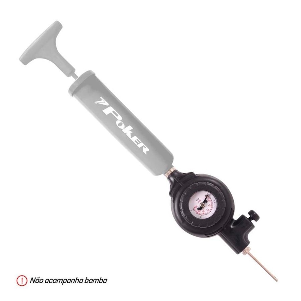 Imagem 3 do produto Calibrador Bola Poker Com Válvula Adaptável para Bomba