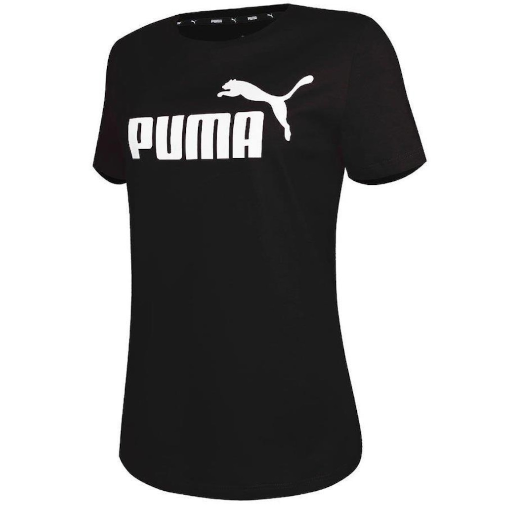 Imagem 2 do produto Camiseta Puma Manga Curta Essentials Logo - Feminina