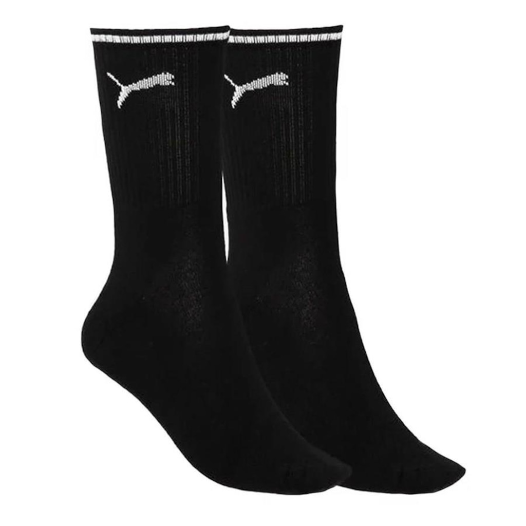 Imagem 2 do produto Meia Puma Esportiva Cano Longo - Masculina - 3 Pares