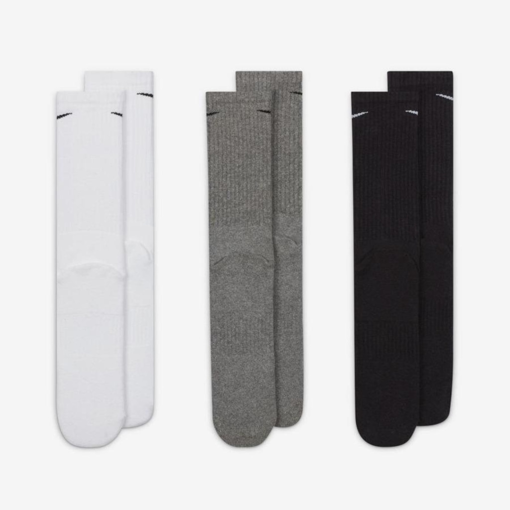 Imagem 3 do produto Meias Cano Médio Nike Everyday Cushioned - Adulto
