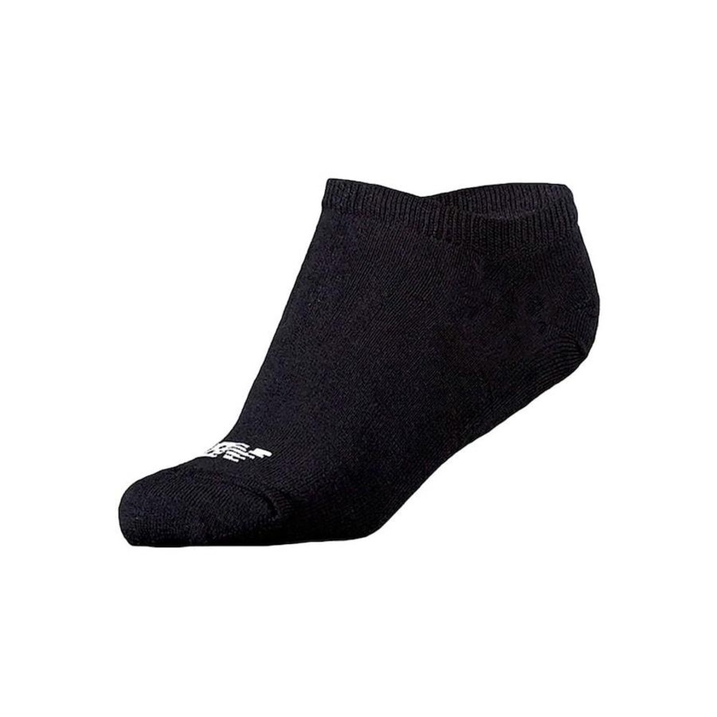 Imagem 2 do produto Kit Meias Invisível New Balance Algodão com 3 Pares - Adulto