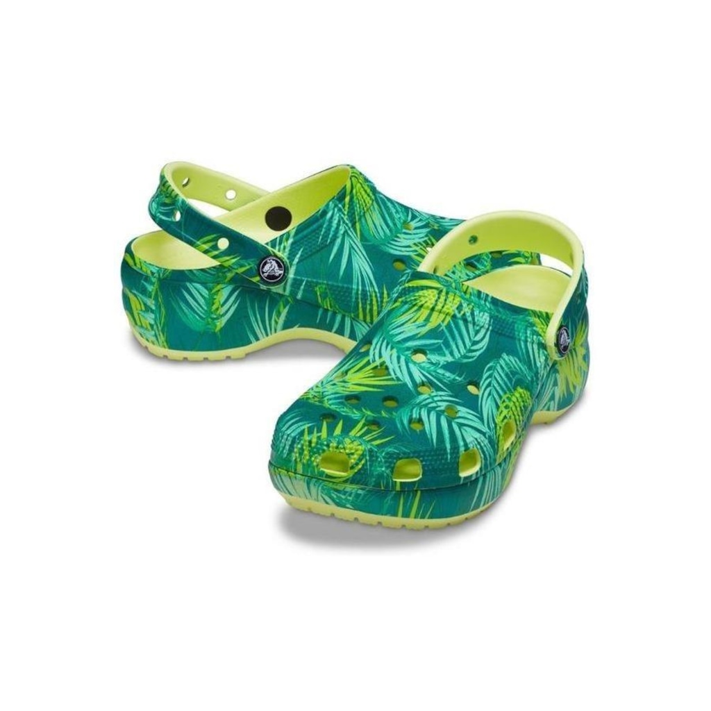Imagem 2 do produto Sandália Crocs Classic Platform Tropical Clog - Feminina