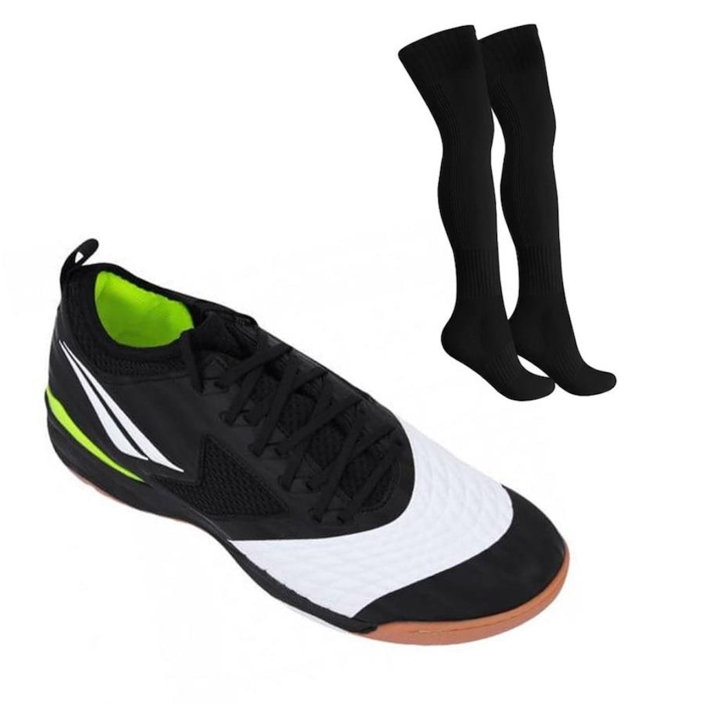 Imagem 1 do produto Kit Chuteira Futsal Penalty Max 100 Locker Ecoknit + Meião - Adulto