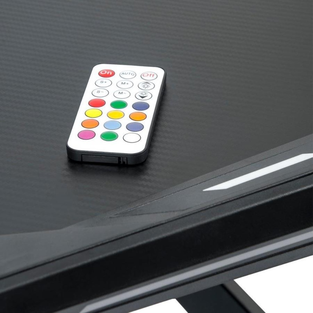 Imagem 4 do produto Mesa Gamer LED Pelegrin PEL-004P Metal e MDF