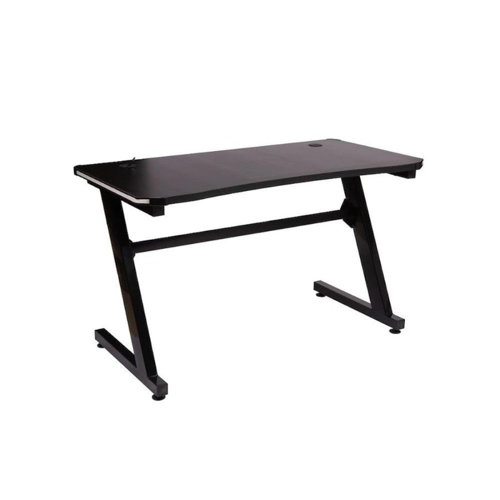 Imagem 2 do produto Mesa Gamer LED Pelegrin PEL-007P Metal e MDF