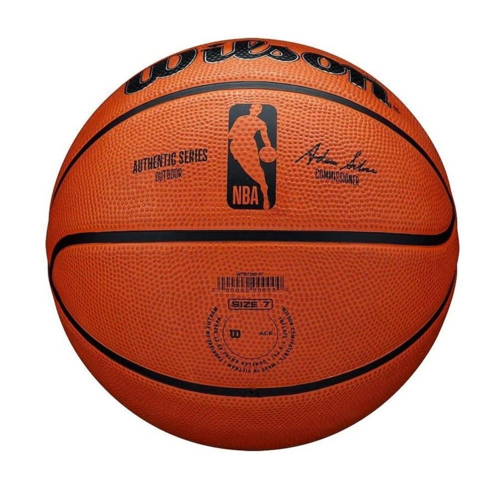 Imagem 2 do produto Bola de Basquete Wilson NBA Authentic Series Outdoor 7
