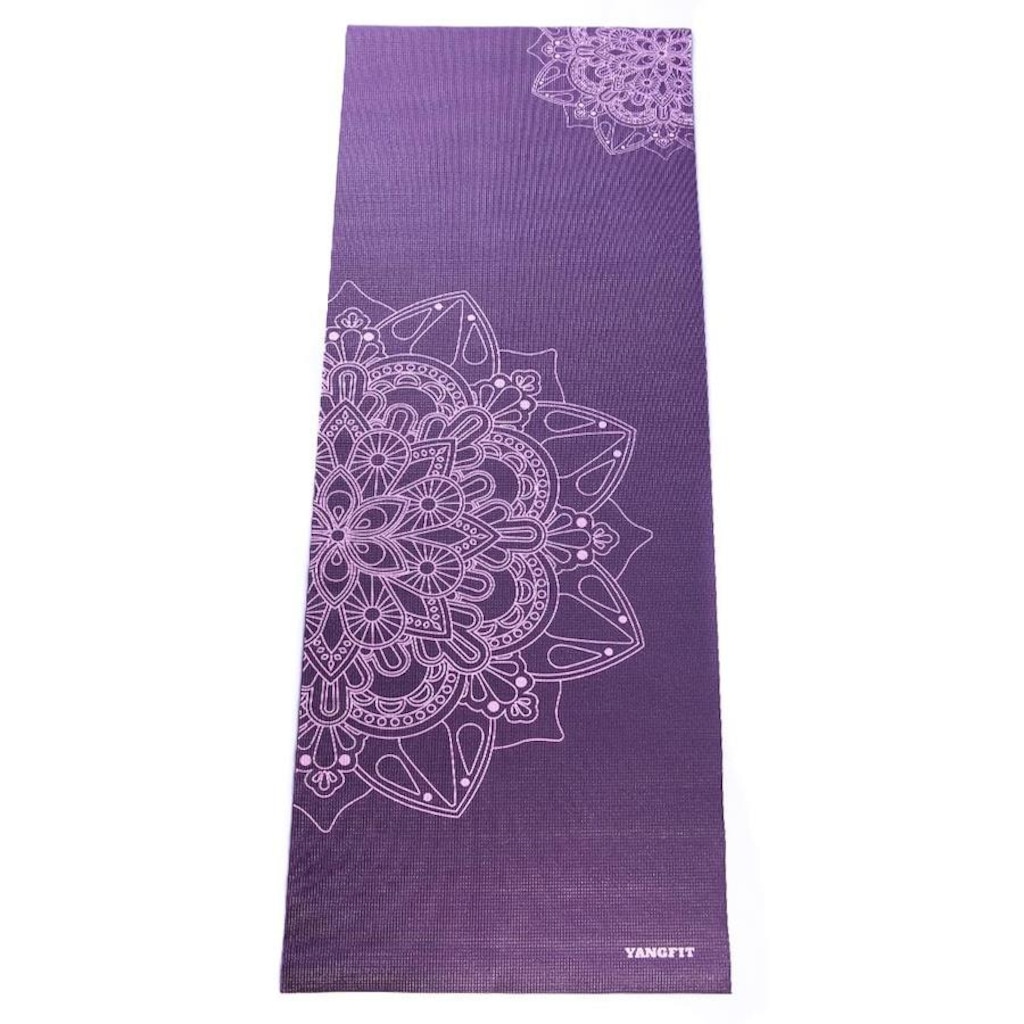 Imagem 2 do produto Tapete Yoga Yangfit Mat Pilates PVC Ecológico Mandala - 5mm