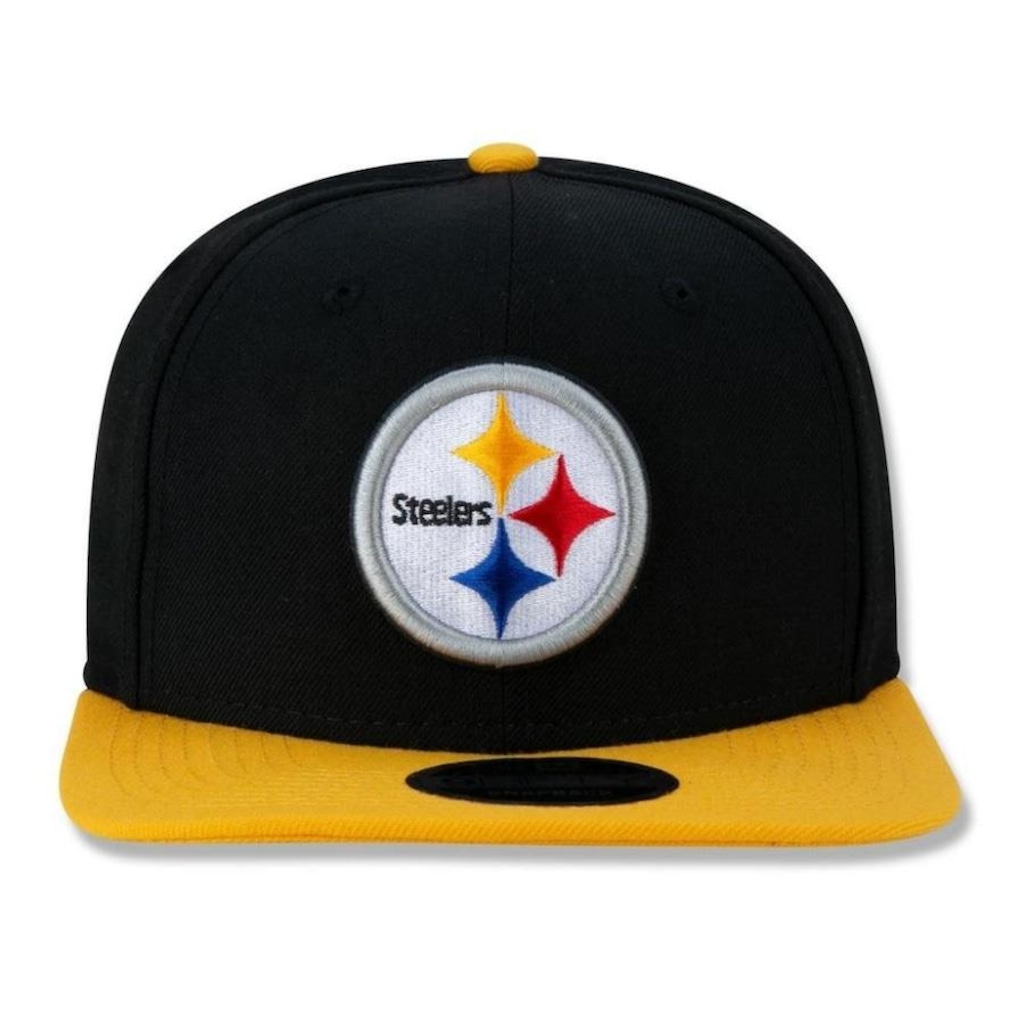 Imagem 3 do produto Boné Aba Reta New Era Pittsburgh Steelers 950 Classic Team - Snapback - Adulto