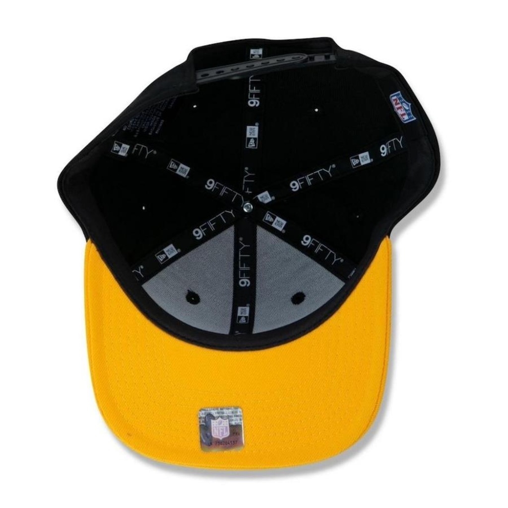 Imagem 5 do produto Boné Aba Reta New Era Pittsburgh Steelers 950 Classic Team - Snapback - Adulto
