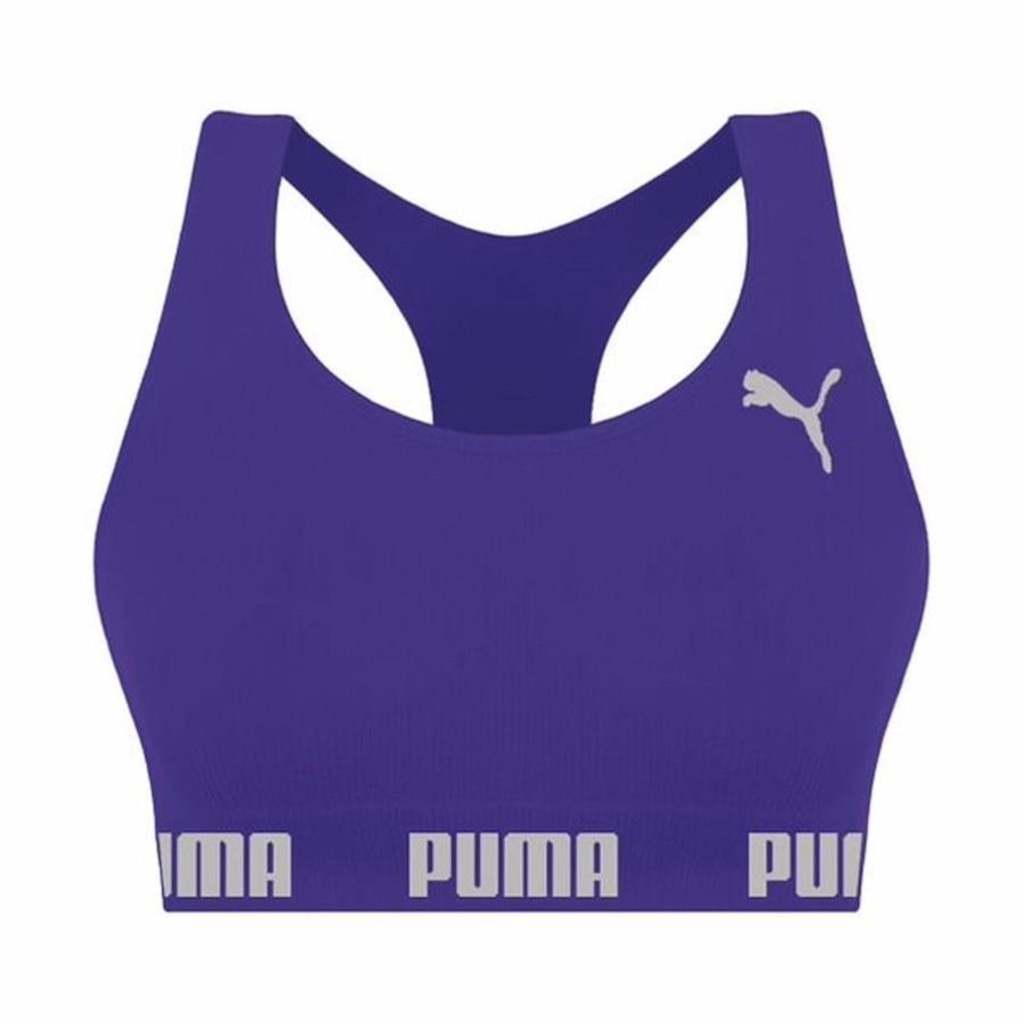 Imagem 2 do produto Kit Top Puma Nadador Sem Costura - Feminino - 2 Unidades