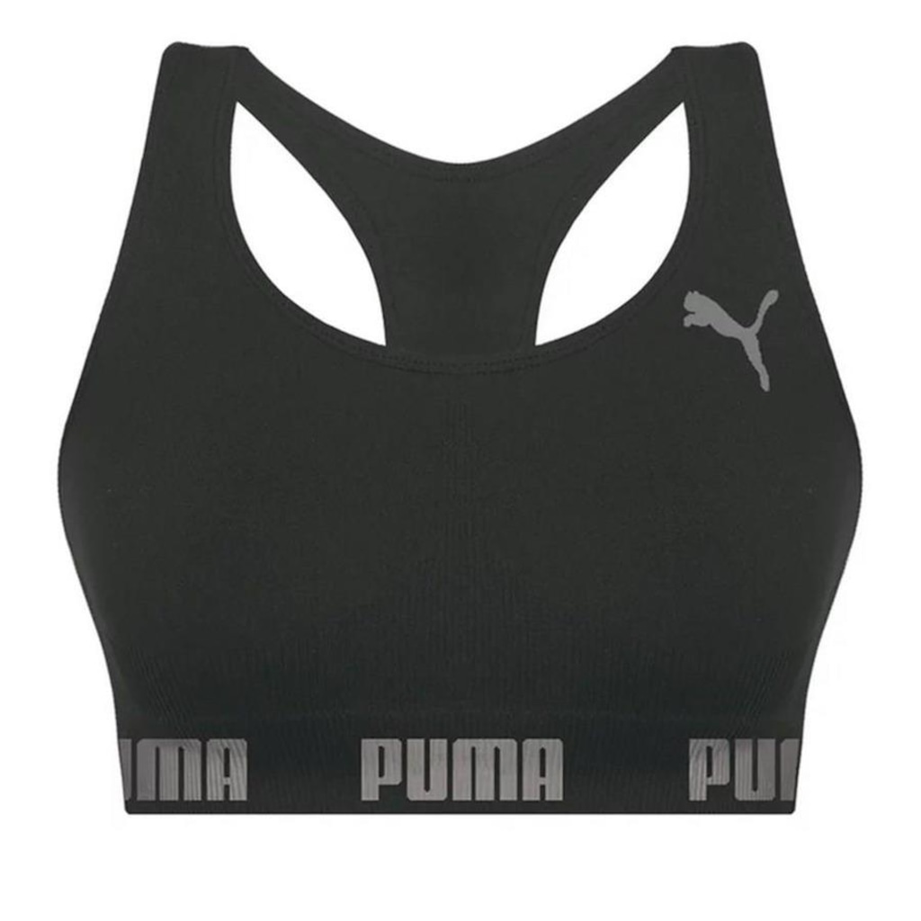 Imagem 3 do produto Kit Top Puma Nadador Sem Costura - Feminino - 3 Unidades