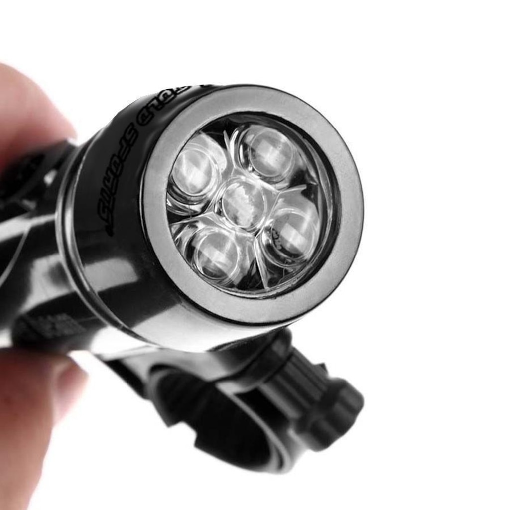 Imagem 2 do produto Kit de Lanternas Gold Sports Segurança Bike LED Traseira e Frontal