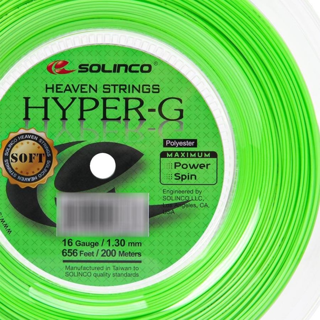 Imagem 3 do produto Corda Solinco Hyper G Soft 16 - 1.30mm - 200 metros