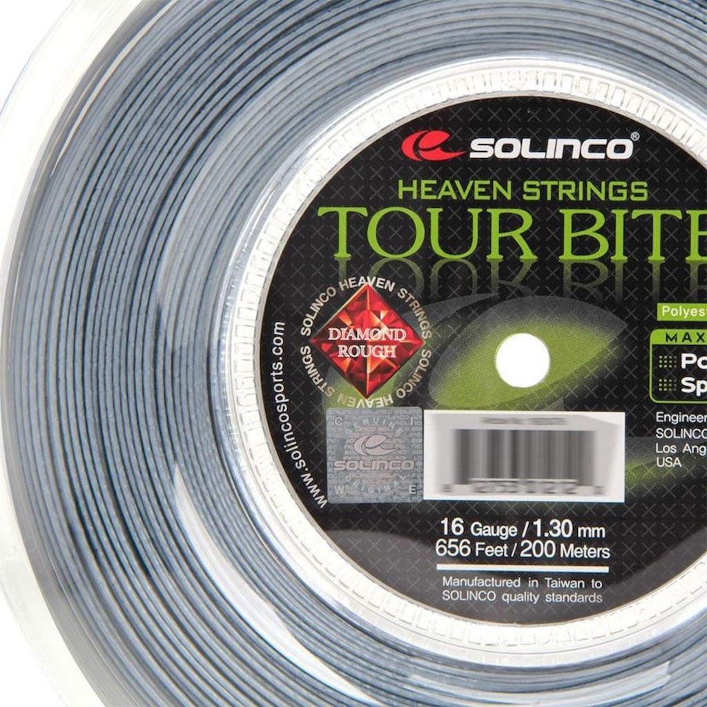 Imagem 2 do produto Corda Solinco Tour Bite Diamond Rough 16 - 1.30mm