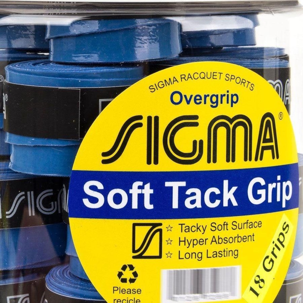 Imagem 2 do produto Overgrip Sigma Soft Tack Pote - 18 Unidades