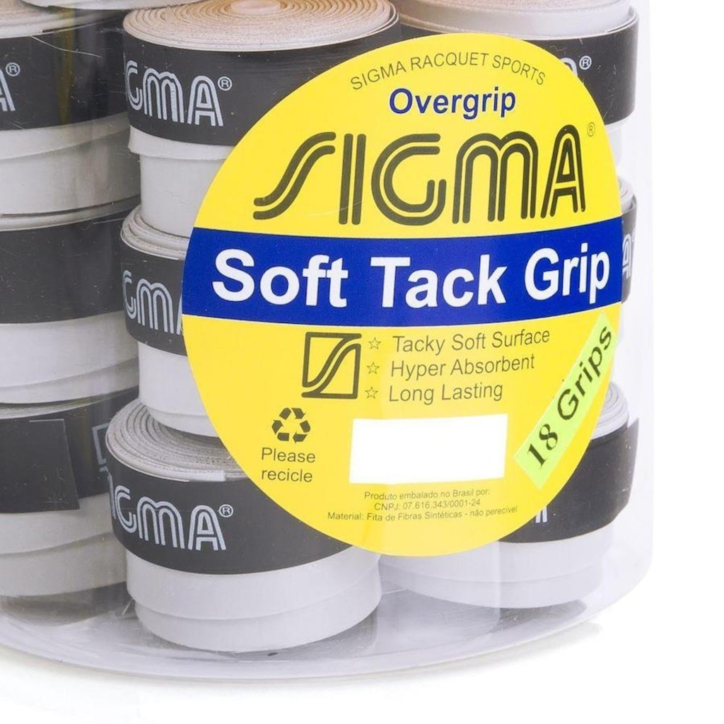 Imagem 2 do produto Overgrip Sigma Soft Tack - 18 Unidades