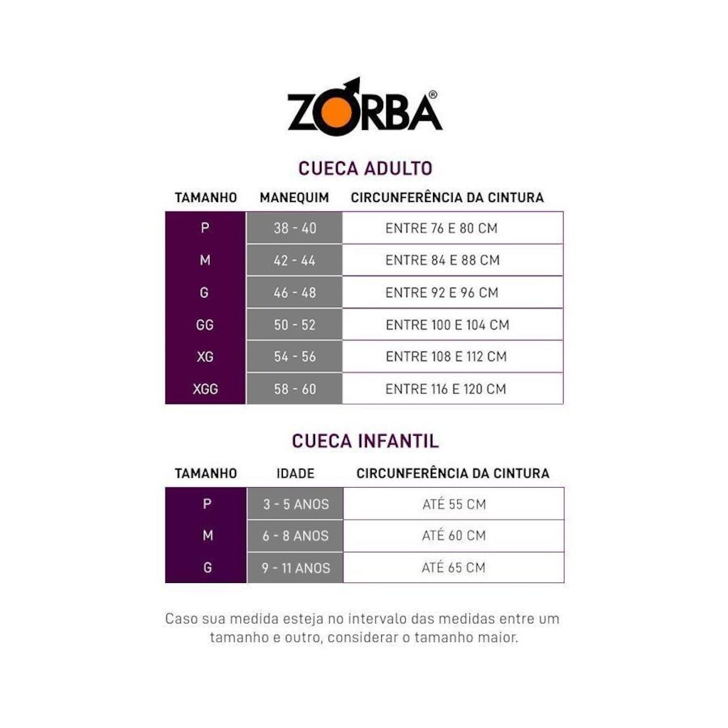 Imagem 5 do produto Cuecas Slip Zorba Light 772 - 6 Unidades - Adulto