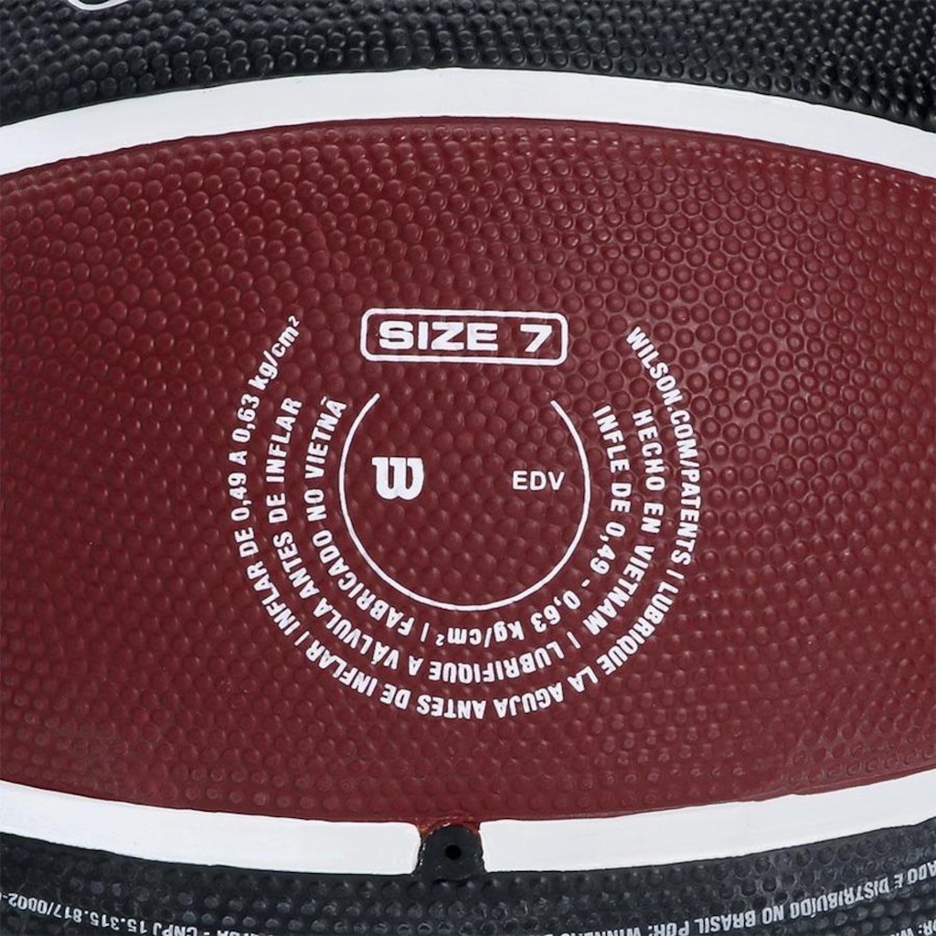 Imagem 5 do produto Bola de Basquete Wilson NBA Team Tribute Miami Heat Tam7