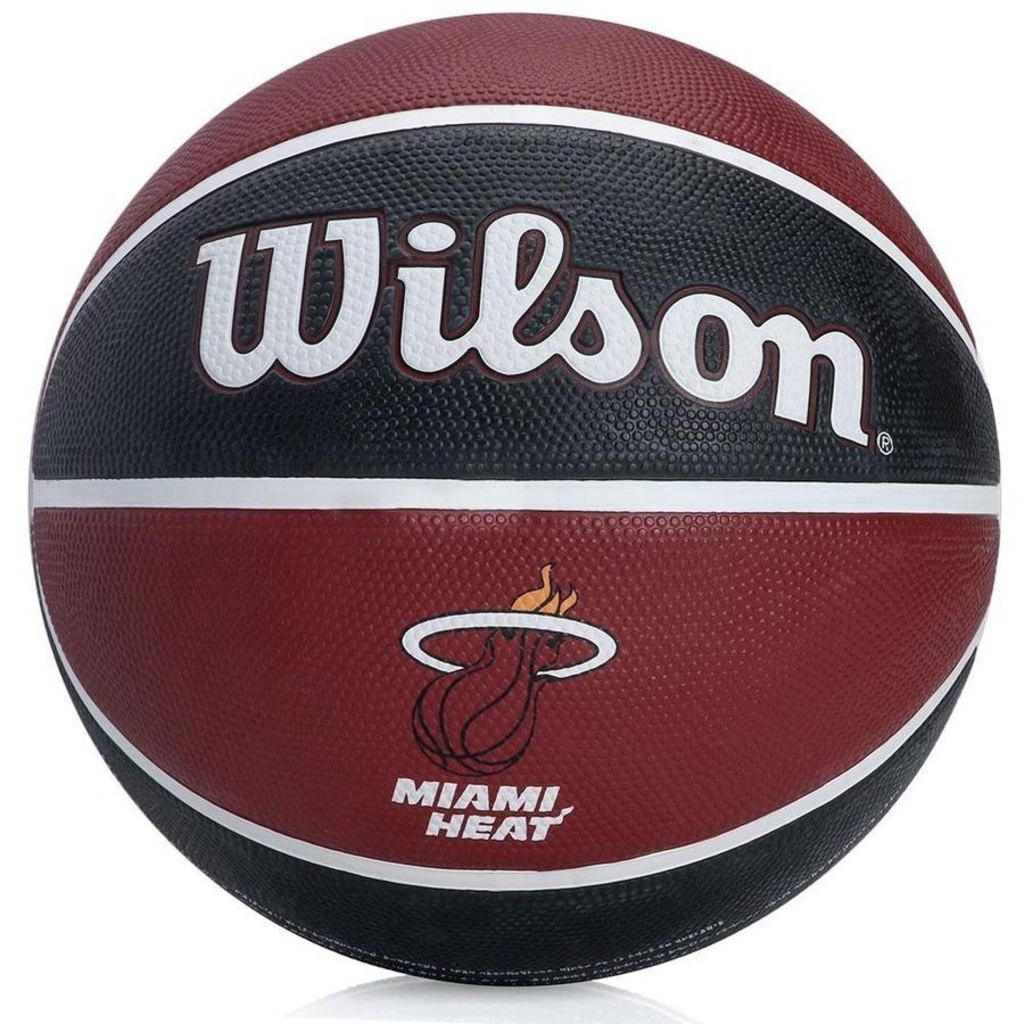Imagem 1 do produto Bola de Basquete Wilson NBA Team Tribute Miami Heat Tam7