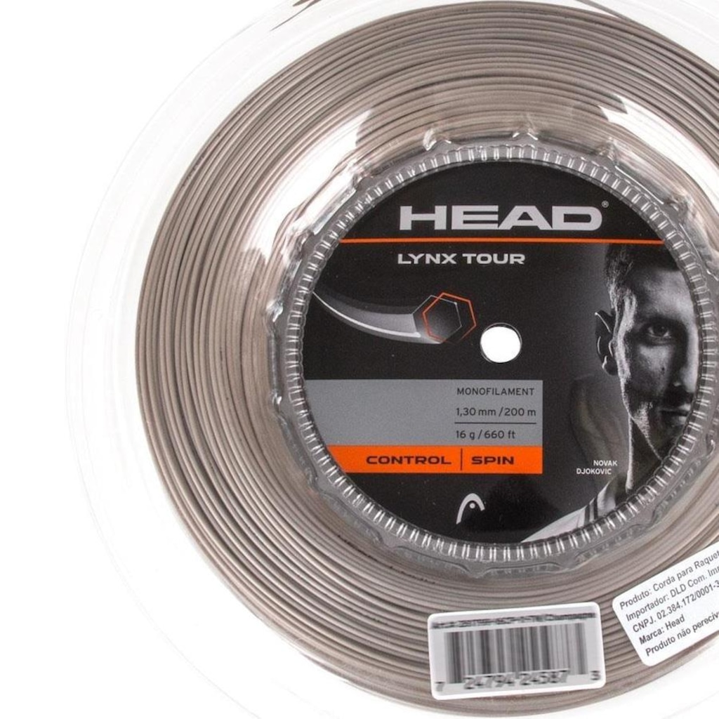 Imagem 2 do produto Corda Head Lynx Tour 16L 1.30mm - Rolo com 200 metros