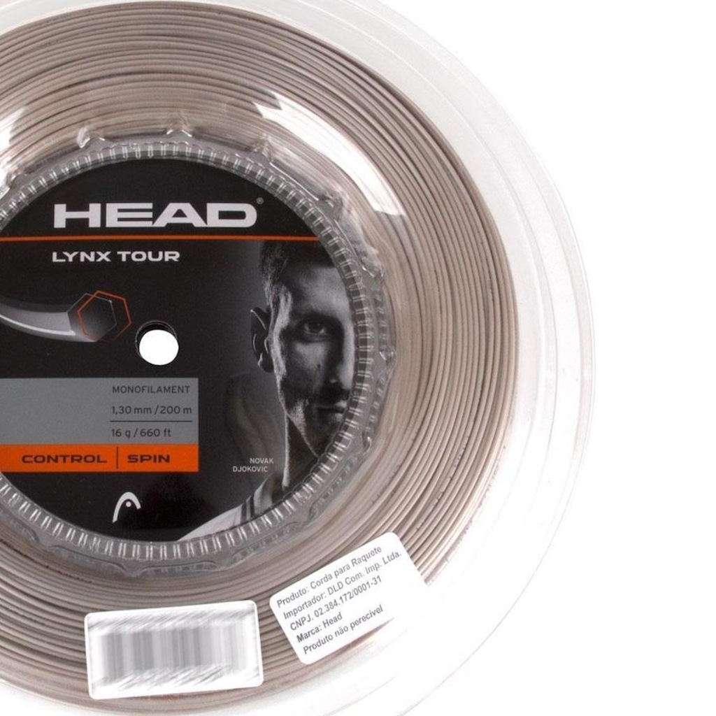 Imagem 3 do produto Corda Head Lynx Tour 16L 1.30mm - Rolo com 200 metros