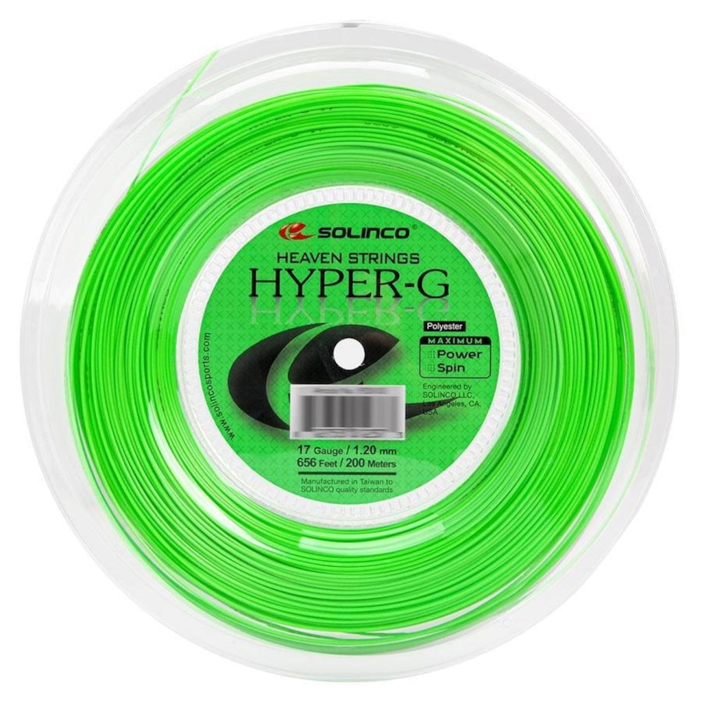 Imagem 2 do produto Corda Solinco Hyper G 17 1.20mm Rolo - 200 Metros