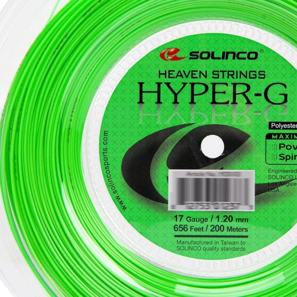 Imagem 3 do produto Corda Solinco Hyper G 17 1.20mm Rolo - 200 Metros
