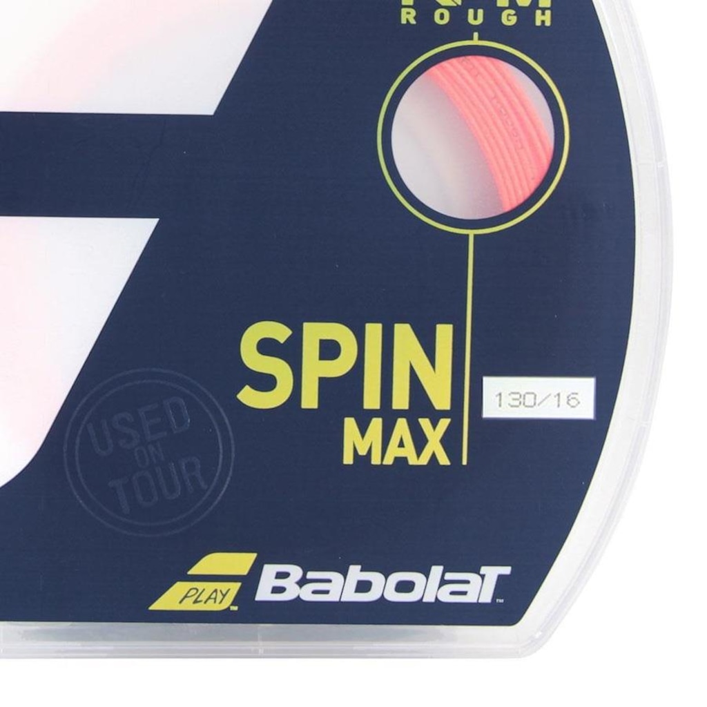 Imagem 2 do produto Corda Babolat RPM Rough 16L 1.30mm Vermelha - Set Individual