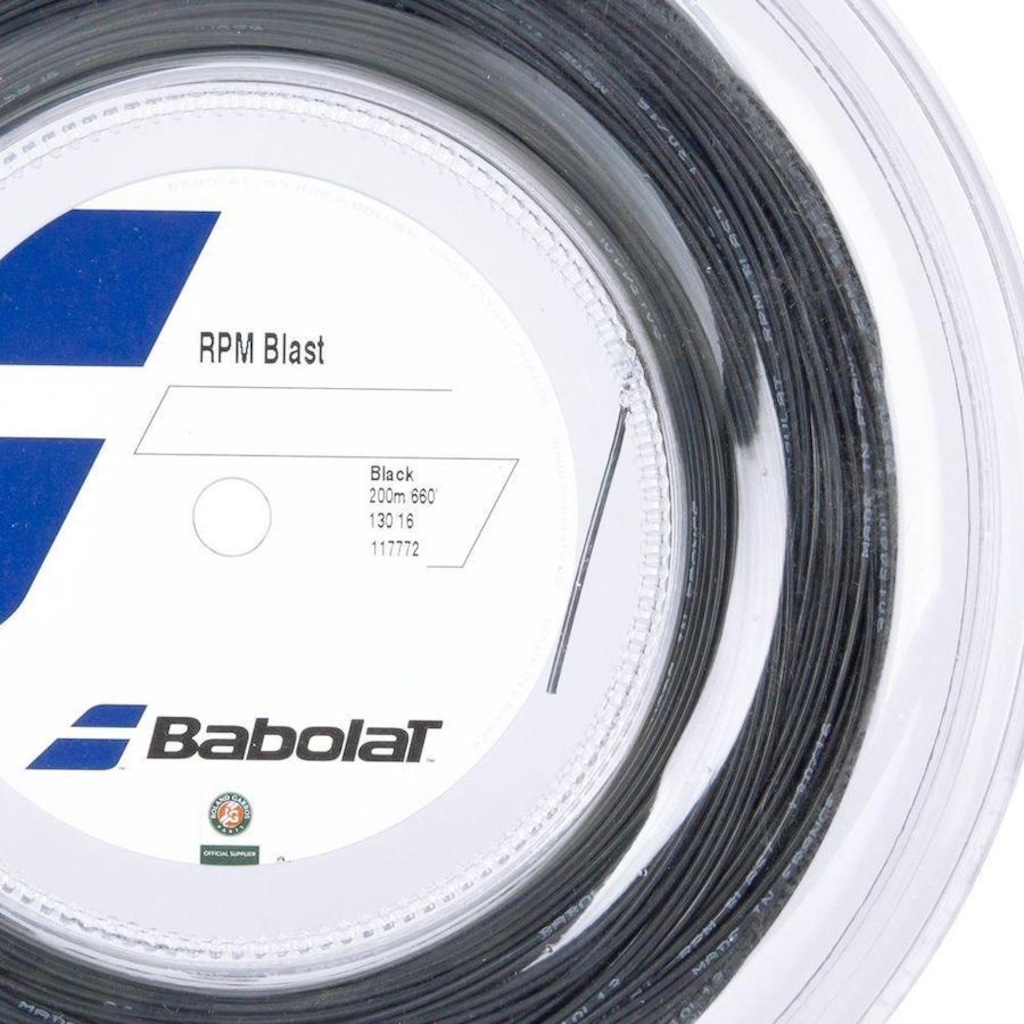 Imagem 2 do produto Corda Babolat RPM Blast 1.30mm 16L - Rolo com 200 metros