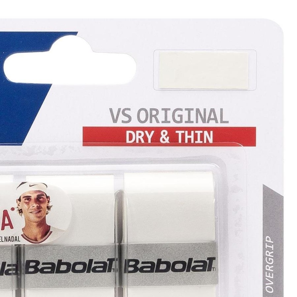 Imagem 2 do produto Overgrip Babolat VS Original X3 Branco